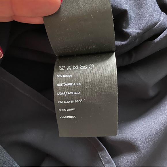 Club Monaco | Archibelle Bell Sleeve Dress — Navy Blue | Size 0 - Picture 8 of 15